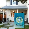 thumbnail image 5 of In A World Where You Can Be Anything Be Kind Welcome Garden Flag, 12 x 18 Inch Double Sided Outdoor Indoor Decor Flag, Earth Peace Equality Ally Yard Flag Gifts for Families Friends, 5 of 6