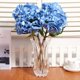 thumbnail image 2 of Ramo de hortensias artificiales azules para bodas, fiestas nupciales y decoración del hogar, 2 of 4
