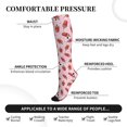 thumbnail image 4 of Picia Watermelon Ice Cream Printed Sports Compression Socks - 15-20mmHg Graduated Compression, High-Performance Soft and Breathable Socks for Men and Women, 4 of 5