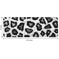thumbnail image 7 of Black Leopard Pattern Kitchen Rug Mat,Kitchen Runner Rugs Non Skid Washable,Decorative Kitchen Floor Mats for Kitchen,Sink,Laundry,17"x47.2", 7 of 7