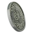 thumbnail image 3 of 1 oz Silver Antique Round - Western Skulls (Indian Chief), 3 of 4