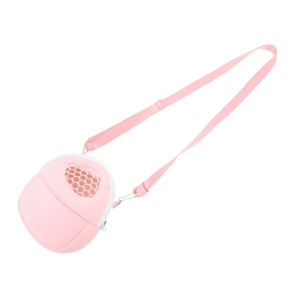 PBPBOX rabbit carrier cage Hamster Carrier Bag Pink Cotton Portable Shoulder Bag for Squirrels 1Pcs