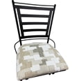 thumbnail image 3 of Aluminum Outdoor Extra Tall Bar Stool 34" Jenna NO Arms-Craft White Fabric-Black, 3 of 4