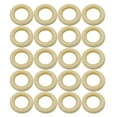 thumbnail image 2 of 20 Piezas Redondas de Madera Natural en Boucles de Madera Redondos Finitos para la fabricación 30 mm, 2 of 6