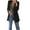 Black, variant on LEAVINGSUO Cardigans for Women Womens Tops Women Solid Long Sleeve Office Coat Cardigans Suit Long Jacket Tops Black XXL