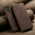 thumbnail image 4 of Dteck Samsung Galaxy A13 5G case Vintage PU Leather Wallet Case TPU Bumper [Card Slots] [Hands-Free Kickstand] [Magnetic Closure] Shockproof Flip Folio Case for Samsung Galaxy A13 5G,Coffee, 4 of 8