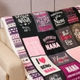 thumbnail image 4 of LHSHID Nana Gifts Nana Birthday Gifts Best Nana Ever Blanket Nana Gifts from Grandkids Nana Gifts from Granddaughter Grandma Birthday Gifts for Nana Throw Blanket, 4 of 7