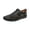 Black_007, variant on Men's 2026 Summer Slip On Leather Casual Shoes,Vintage Comfy Hand-Stitching Zipper Driving Walking Loafers Fashion Sneakers Blue 7 (EU-39)