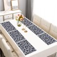 thumbnail image 2 of White and Black Of Leopard Print Summer Placemats Table Placemats Set Of 6-Linen Kitchen Washable Placemats Table Mats 11.8"x17.7"Non-Slip Heat Resistant, 2 of 5