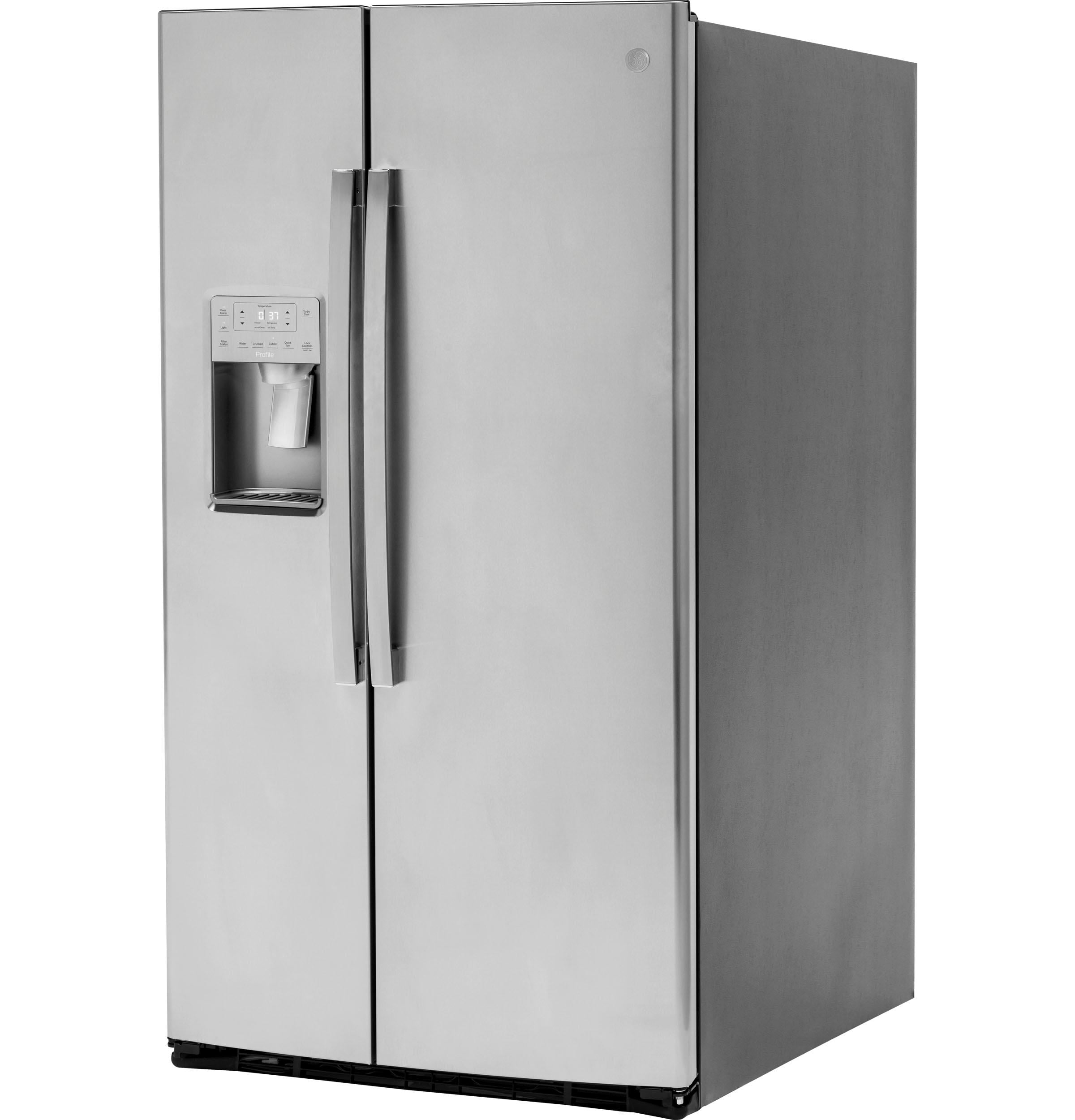 36 Inch Freestanding Side by Side Refrigerator with 25.3 Cu. Ft. Total Capacity