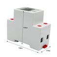 thumbnail image 5 of Meter,Display Din-rail Huiop 6588 Display Meter Lcd Display 220v 50hz Meter 5 Meter Consumption Lcd Meter 50hz Meter 50hz Real-time Rail 5 Kwh Meter Din Rail 5-80a 50hz Din-rail Meter, 5 of 6
