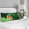 thumbnail image 2 of ABPHOTO Buck Deer Summer Antlers Smoky Mountains National Park Body Pillow Covers Case Pillowcase 20x60 inch Couch, 2 of 2