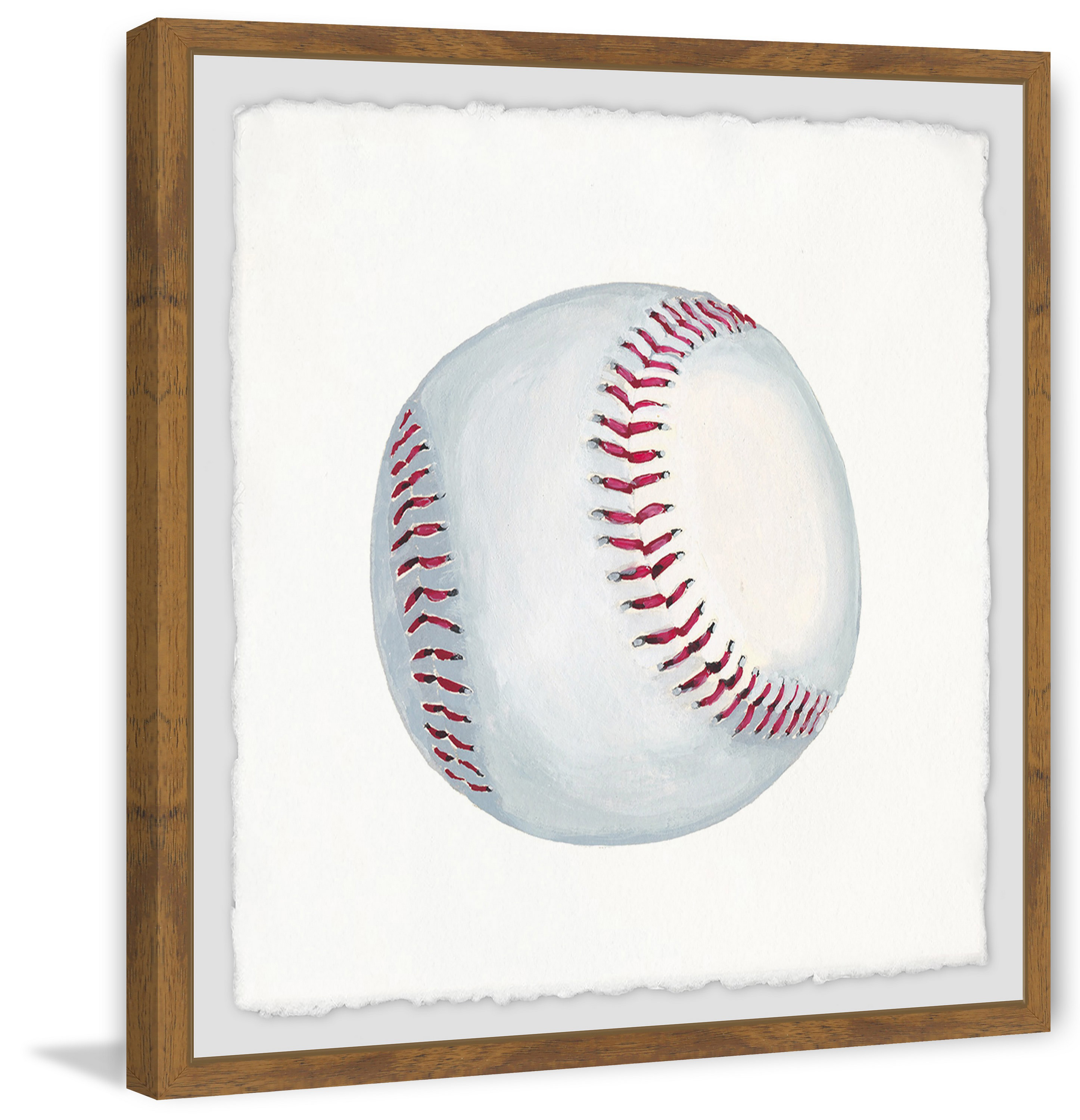 Marmont Hill Let's Play Baseball Framed Wall Art