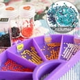 thumbnail image 2 of Juego de etiquetas adhesivas con forma de corazón, pegatinas de números de colores, pegatinas para cajas de almacenamiento con diseño de diamante B, 2 of 5