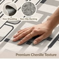 thumbnail image 6 of ODIKA 2'x3' Gray Bone Modern Geometric Abstract Washable Doormat Contemporary Mid Century Modernist Pattern for Entryway, Kitchen, Laundry Room, Non-Slip, Low Pile, 6 of 7