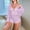 1-Hot Pink, variant on Women's 3 Piece Pajama Set Satin Lace Cami Top and Shorts with Long Sleeve Robe Pjs Outfits Sexy Mesh Nightgown Sets