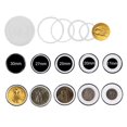 thumbnail image 2 of Estuche para cápsulas de monedas con juntas de espuma y caja de almacenamiento, 100 piezas, almacenamiento seguro de monedas para coleccionistas, protección de monedas, estuche organizador para, 2 of 8