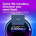 thumbnail image 3 of SSD portátil Crucial X10 8 TB USB 3.2 USB-C 2.100 MB/s azul, 3 of 6