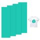 thumbnail image 1 of Uxcell 4 Hojas Vinilo Puff 3D Transferencia de Calor 12x3.4 Pulgadas Verde Vintage para Camisetas y Proyectos de Tela DIY, 1 of 7
