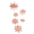 thumbnail image 2 of 1 Set Christmas Decorations Funny Exquisite Simple Style Stereo Prop Interesting Festival Indoor Hanging Prop Festival Adornment Decor for Scene Layout Pink, 2 of 6