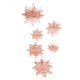 thumbnail image 2 of Advancent 1 Juego de adornos navideños de estilo Simple, adornos de copos de nieve para colgar en interiores, decoración de adornos para festivales para Kits de decoración para fiestas Rosado Advancent HA059996-02, 2 of 6