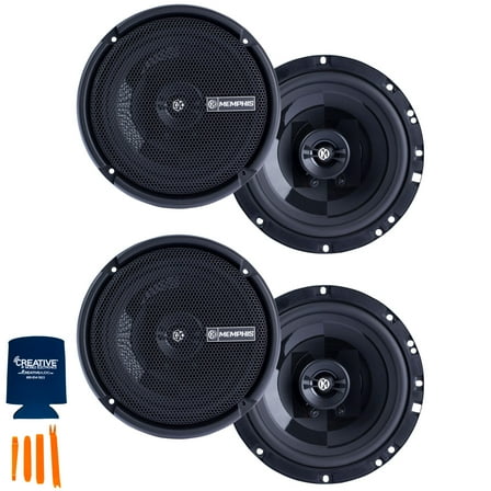 Memphis Audio 2 Pairs of PRX60 Power Reference 6.75" Coaxial Speakers