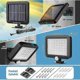 thumbnail image 2 of 2 Pack 56 Led Solar Lights Outdoor with Motion Sensor, IP65 Waterproof, 120 Lighting Angle, Solar Powered Wall Light for Garden with 16.5m Cable, 2 of 5