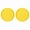 Yellow, variant on 2-Piece Non-Slip Car Cup Holder Base Mat Set, Universal Cup Holder Insert for Vehicle Interior, Anti-Slip Drink Coaster for Car Dashboard or Console, Decorative Accessory for Auto Interior