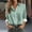Green, variant on Women'S 2025 Cute Striped Stretchy Long Sleeve Shirts Soft Collared V Neck Button Up Blouses Tops Green 3Xl