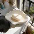thumbnail image 6 of Shell Soap Dish with Self Draining Design, Beautiful Decorative Tray, Ceramic Soap Dish Holder for Bathroom Sink, 6 of 7
