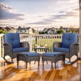 thumbnail image 2 of POCASSY Wicker Outdoor Rocking Chair, 2 of 11