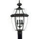 Quoizel NY9043Z Newbury Éclairage Extérieur de la Lanterne de Poteau, 3-Lumière, 180 Watts, Medici Bronze (23 "H x 13" W) – image 1 sur 3