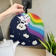 thumbnail image 4 of HELLHERO Teapot Dust Cover Keep Warm Waterproof Keep Warm Polyester Cavcas Tea Cozies Covers Cow, 4 of 6