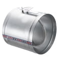 thumbnail image 1 of Unique Bargains 10' HVAC Duct Manual Volume Damper with Sleeve Adjustment Backdraft Damper, 1 of 7