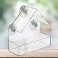 thumbnail image 1 of Comedero Colgante Para Pájaros Tipo de casa Comedero para pájaros Acrílico Casa para pájaros Comedero para mascotas Accesorios transparentes para mascotas Wdftyju  Libre de BPA, 1 of 3