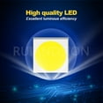 thumbnail image 5 of Ruiandsion 12V BA9S LED Bulb BA9 1895 Replacement Bulbs for Car Interior Dome Map License Plate Glove Box Lights，White (Pack of 20), 5 of 10