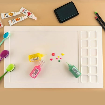 

Silicone Craft Mat Large White Color Nonstick Nonslip Silicon Mat for Crafts Creating Painting