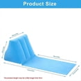 thumbnail image 3 of Inflatable Beach Cushion Lounge Chair,Leisure Beach Chair,Sky Blue, 3 of 5
