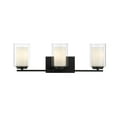 thumbnail image 6 of 3 Light Bath Vanity In Metropolitan Style 24 Inches Wide By 7.75 Inches High Z-Lite 426-3V-Mb, 6 of 7