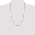 thumbnail image 2 of Diamond2Deal 14K Yellow Gold 1.5 mm Regular Rope Chain Necklace for Women 26", 2 of 7