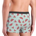 thumbnail image 3 of Disketp Watermelon Men's Boxer Briefs,Soft and Breathable Cotton Underwear with ComfortFlex Waistband, 3 of 7
