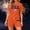 Orange, variant on MAIHAN Theme Park Outfits for Women Women Spring Outfits Shirt and Short Outfit Women 2 Piece Outfits Sets Casual Cotton Outfits Sets