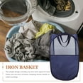thumbnail image 2 of Foldable Laundry Hamper Basket Pop-up Large-capacity Portable Dirty Clothes Mesh Black Steel Wire Polyester, 2 of 6