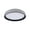 White Fixture with Black Trim, variant on MingBright 15 Inch Modern Round Light Fixtures Ceiling Mount Dimmable, 24W LED Ceiling Light, 3000K/4000K/5000K 3 Color Temperature for Bedroom, Kitchen, Living Room,Bathroom