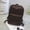 Dark brown, variant on Zee Leather - Casual Student School/ Travel Leather bag