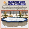 thumbnail image 5 of SET SunSolar Energy Technologies-  Super Duty series Above Ground Solid Pool Cover for 28 Foot Round Swimming Pool - Winter Pool Cover with Sturdy Cable and Winch 15-Yr warranty. Cover Clips Included., 5 of 7