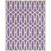 SAFAVIEH Newport NPT434B Hand-hooked Purple / White Rug
