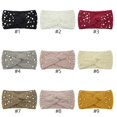 thumbnail image 4 of Pearl Cross Hair Band Woven Headband Warm Hair Band Autumn And Winter Double-Layer Knitted Hair, 4 of 4