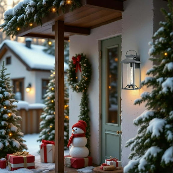 Outdoor Lighting Outdoor Porch Lights, Textured Black Exterior Lighting Fixtures Wall Mount, Modern Outdoor Wall Sconce Lantern for House, Front Porch, Anti-Rust Waterproof Outdoor Garage Lights for