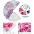 thumbnail image 2 of FMSHPON Valentine's Day Rose Xmas Christmas Tree Skirt Stand Mat for Holiday Party Decoration Indoor Outdoor 36 inches, 2 of 6